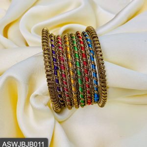 Oxidized Bangles-30 (Multi)